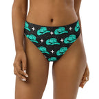 Baha Ranch Yeehaw Turquoise Hat Bikini Bottom - Qu!rk Boutique