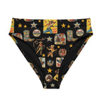 Baha Ranch Yeehaw Vintage Cowgirl Collage Bikini Bottom - Qu!rk Boutique