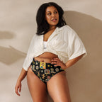 Baha Ranch Yeehaw Vintage Cowgirl Collage Bikini Bottom - Qu!rk Boutique