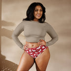 Baha Ranch Yeehaw Red Rodeo Cowboy Bikini Bottom - Qu!rk Boutique