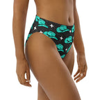 Baha Ranch Yeehaw Turquoise Hat Bikini Bottom - Qu!rk Boutique