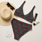 Baha Ranch Yeehaw Red Bull Skull Bikini - Qu!rk Boutique
