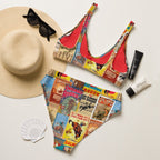 Baha Ranch Yeehaw Vintage Rodeo Poster Bikini - Qu!rk Boutique
