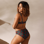 Baha Ranch Yeehaw Red Bull Skull Bikini - Qu!rk Boutique