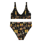 Baha Ranch Yeehaw Vintage Cowgirl Collage Bikini - Qu!rk Boutique