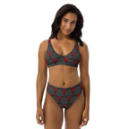 Baha Ranch Yeehaw Red Bull Skull Bikini - Qu!rk Boutique