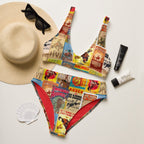 Baha Ranch Yeehaw Vintage Rodeo Poster Bikini - Qu!rk Boutique
