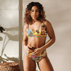 Baha Ranch Yeehaw Vintage Rodeo Poster Bikini - Qu!rk Boutique