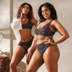 Baha Ranch Yeehaw Red Bull Skull Bikini - Qu!rk Boutique