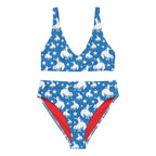 Baha Ranch Yeehaw Blue Rodeo Cowboy Bikini - Qu!rk Boutique