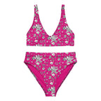 Baha Ranch Yeehaw Magenta Rhinestone Cowgirl Turquoise Bikini - Qu!rk Boutique