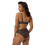 Baha Ranch Yeehaw Red Bull Skull Bikini - Qu!rk Boutique
