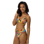Baha Ranch Yeehaw Vintage Rodeo Poster Bikini - Qu!rk Boutique