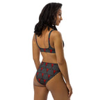 Baha Ranch Yeehaw Red Bull Skull Bikini - Qu!rk Boutique