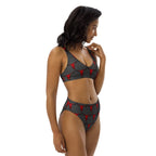 Baha Ranch Yeehaw Red Bull Skull Bikini - Qu!rk Boutique