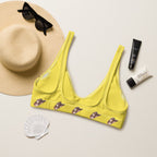 Baha Ranch Yeehaw Mustard Bronc Buster Bikini Top - Qu!rk Boutique