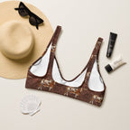 Baha Ranch Yeehaw Leather & Longhorns Bikini Top - Qu!rk Boutique