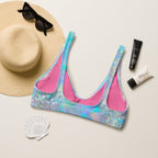 Baha Ranch Yeehaw Howdy Opal Glitter Bikini Top - Qu!rk Boutique