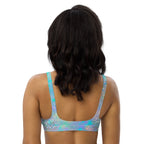 Baha Ranch Yeehaw Howdy Opal Glitter Bikini Top - Qu!rk Boutique