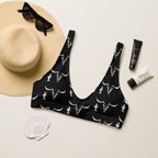 Yeehaw Longhorn Cactus Bikini Top Size Small Ready to ship - Qu!rk Boutique