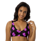 Baha Ranch Yeehaw Purple Neon Cactus Bikini Top - Qu!rk Boutique
