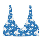 Baha Ranch Yeehaw Blue Rodeo Cowboy Bikini Top - Qu!rk Boutique