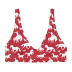 Baha Ranch Yeehaw Red Rodeo Cowboy Bikini Top - Qu!rk Boutique