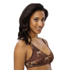 Baha Ranch Yeehaw Leather & Longhorns Bikini Top - Qu!rk Boutique