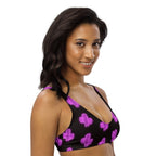 Baha Ranch Yeehaw Purple Neon Cactus Bikini Top - Qu!rk Boutique