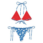 Baha Ranch Yeehaw Blue Rodeo Cowboy String Bikini - Qu!rk Boutique