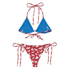 Baha Ranch Yeehaw Red Rodeo Cowboy String Bikini - Qu!rk Boutique