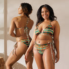 Baha Ranch Yeehaw Native Aztec String Bikini - Qu!rk Boutique