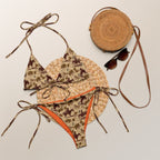 Baha Ranch Yeehaw Vintage Western String Bikini - Qu!rk Boutique