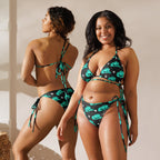 Baha Ranch Yeehaw Turquoise Hat String Bikini - Qu!rk Boutique