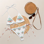 Baha Ranch Yeehaw Sedona Aztec String Bikini - Qu!rk Boutique