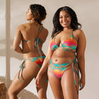 Baha Ranch Yeehaw Southwest Aztec String Bikini - Qu!rk Boutique