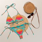 Baha Ranch Yeehaw Southwest Aztec String Bikini - Qu!rk Boutique
