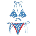 Baha Ranch Yeehaw Blue Rodeo Cowboy String Bikini - Qu!rk Boutique