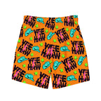 Baha Ranch Yeehaw Orange Men's Swim Trunks - Qu!rk Boutique