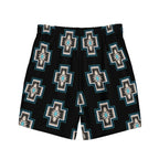 Baha Ranch Yeehaw Southwest Cross Men's Swim Trunks - Qu!rk Boutique