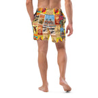 Baha Ranch Yeehaw Rodeo Poster Men's Swim Trunks - Qu!rk Boutique