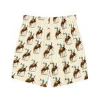 Baha Ranch Yeehaw Vintage Rodeo Men's Swim Trunks - Qu!rk Boutique