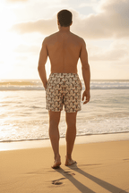 Baha Ranch Bullhead Skull Swim Trunks - Qu!rk Boutique
