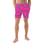 Baha Ranch Yeehaw Leopard Lightning Men's Swim Trunks - Qu!rk Boutique