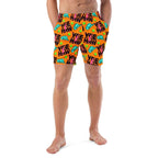 Baha Ranch Yeehaw Orange Men's Swim Trunks - Qu!rk Boutique