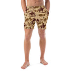 Baha Ranch Yeehaw Vintage Western Men's Swim Trunks - Qu!rk Boutique