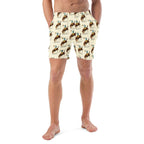 Baha Ranch Yeehaw Vintage Rodeo Men's Swim Trunks - Qu!rk Boutique