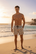 Baha Ranch Bullhead Skull Swim Trunks - Qu!rk Boutique