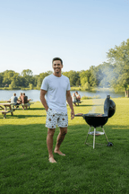 Baha Ranch YEEHAW Hereford Brands Swim Trunks - Qu!rk Boutique