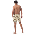 Baha Ranch Yeehaw Vintage Cowgirl Men's Swim Trunks - Qu!rk Boutique